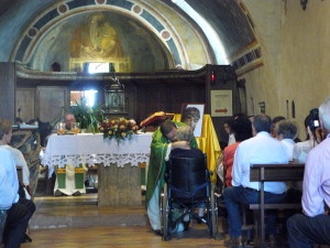 Consegna della Lettera a Santina, Messa a S. Damiano, 4-9-2012