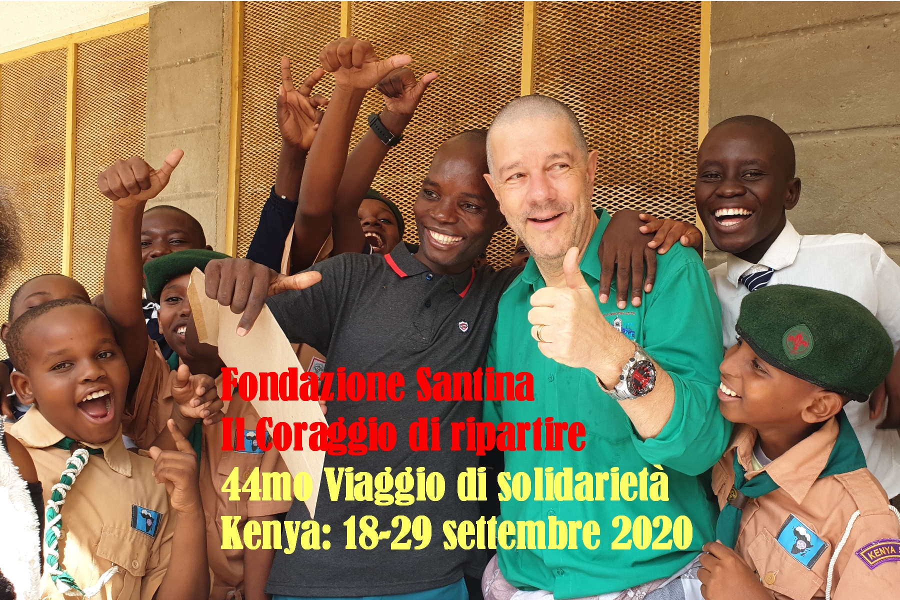 Kenya 18-30 settembre 2020 44mo viaggio di solidarietà - PRIMO ERA COVID19  - Fondazione Santina Onlus